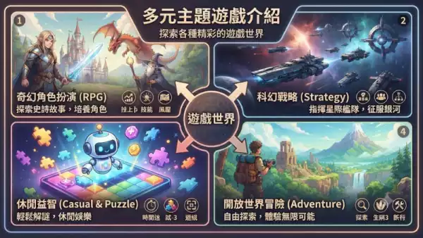 多元主題遊戲介紹