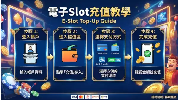 電子Slot充值教學