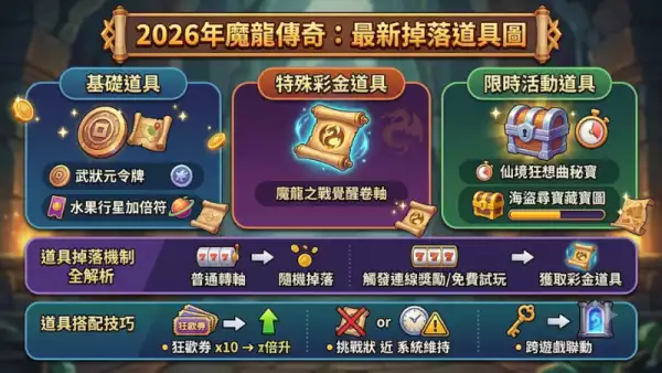 最新掉落道具圖