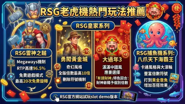 RSG老虎機熱門玩法推薦