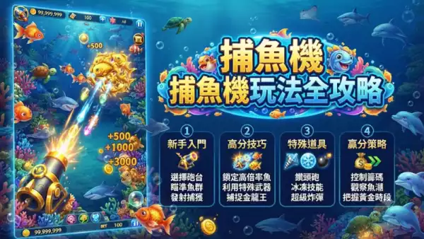捕魚機玩法全攻略：從新手到高手的實戰技巧