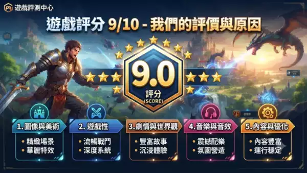 遊戲評分9分原因