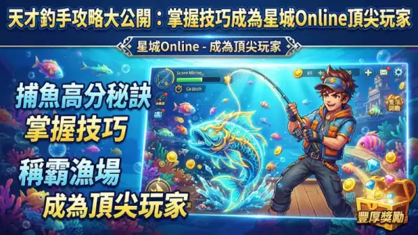 天才釣手攻略大公開：掌握技巧成為星城Online頂尖玩家