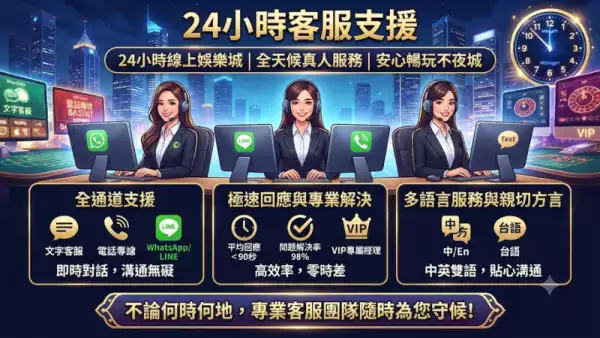 24小時客服支援