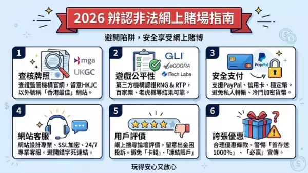 點樣辨認非法網上賭場