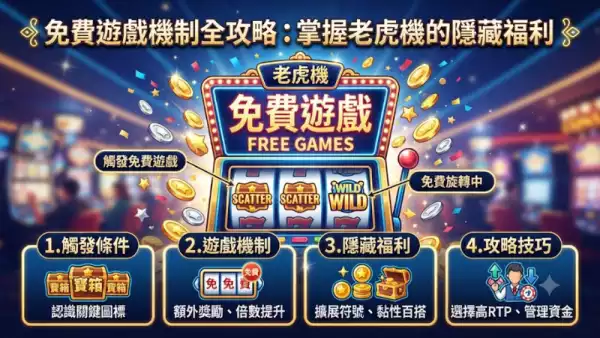 免費遊戲機制全攻略：掌握老虎機的隱藏福利