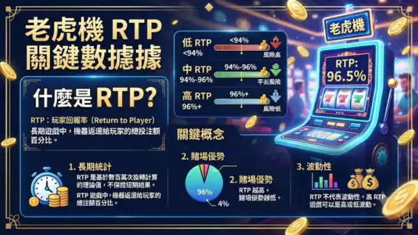 老虎機RTP關鍵數據