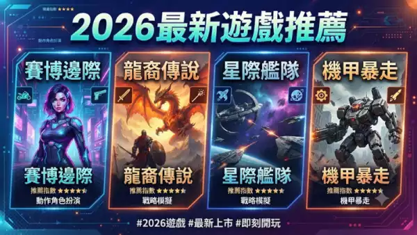 2026最新遊戲推薦