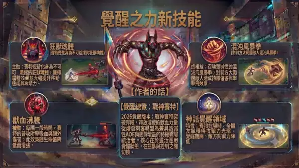 覺醒之力新技能