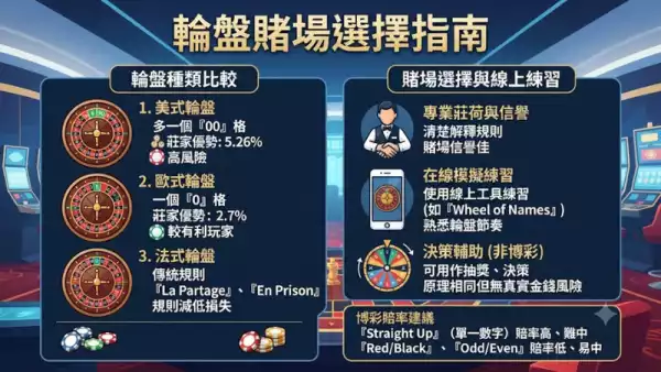 輪盤賭場選擇指南